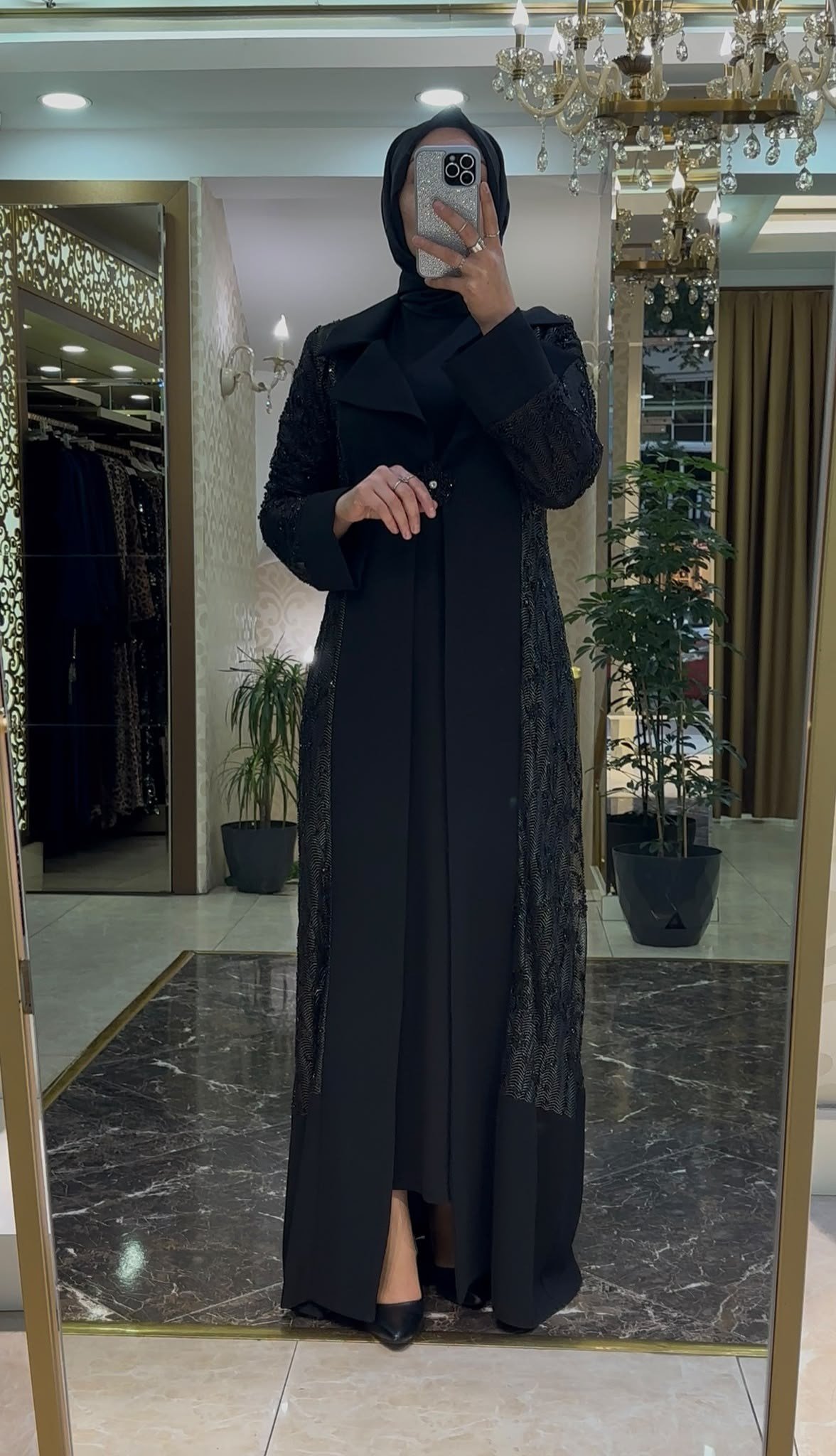 Kağan Kamer Dora Abaya Sİyah