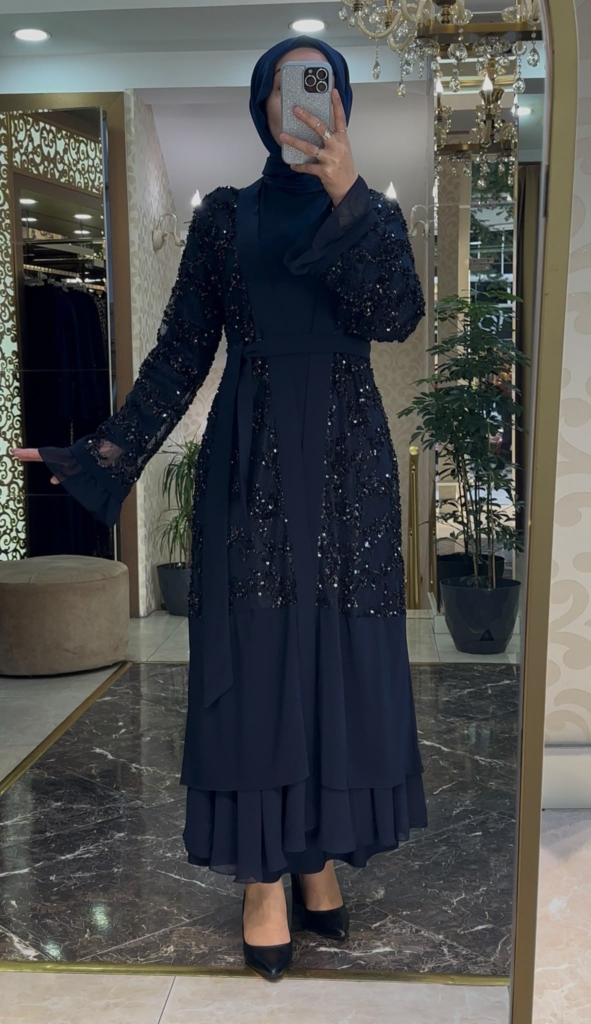 Kağan Kamer Nova Abaya Lacivert