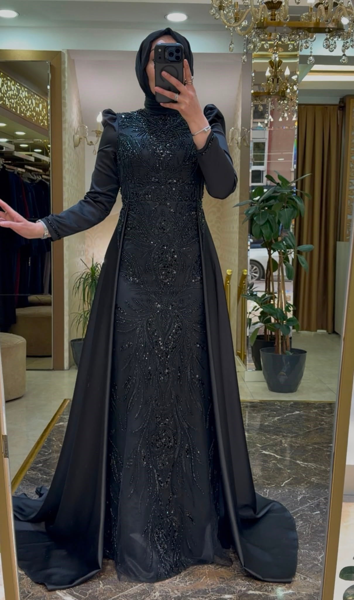 Pınar Şems Nesligül Abiye Siyah