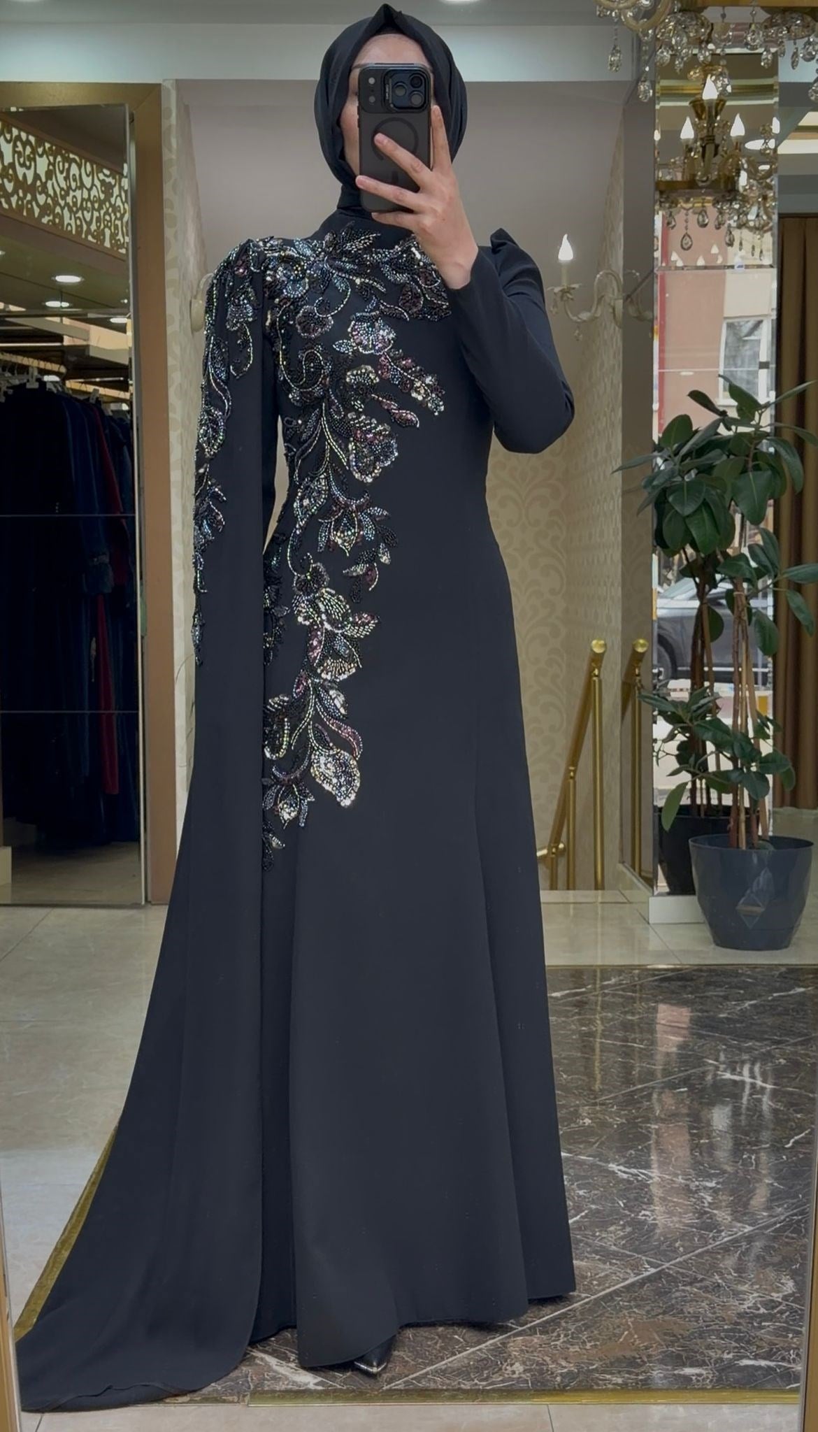 Pınar Şems New Yasemin Abiye siyah