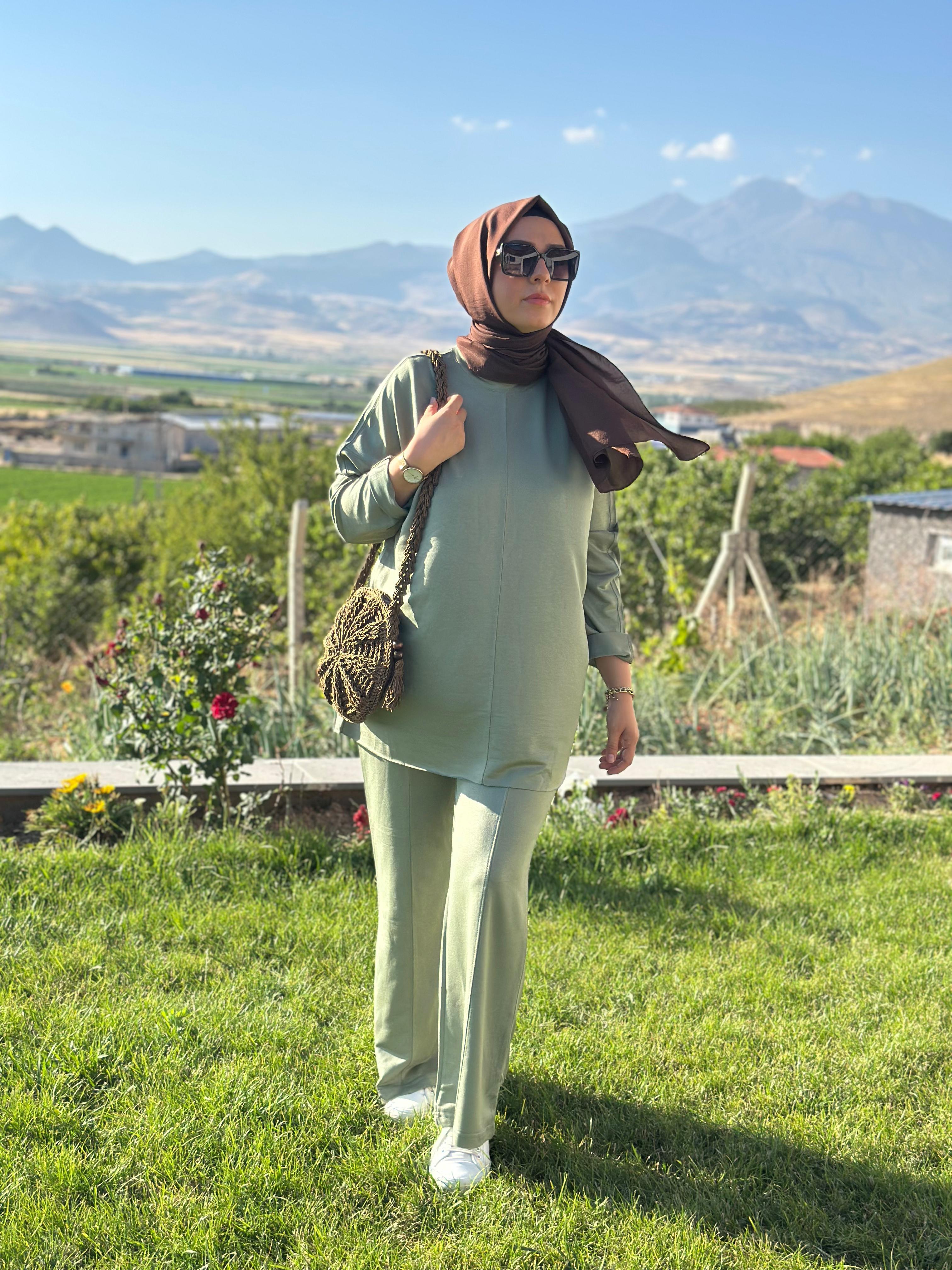 TAKIMOysho Kumaş Mint Takım
