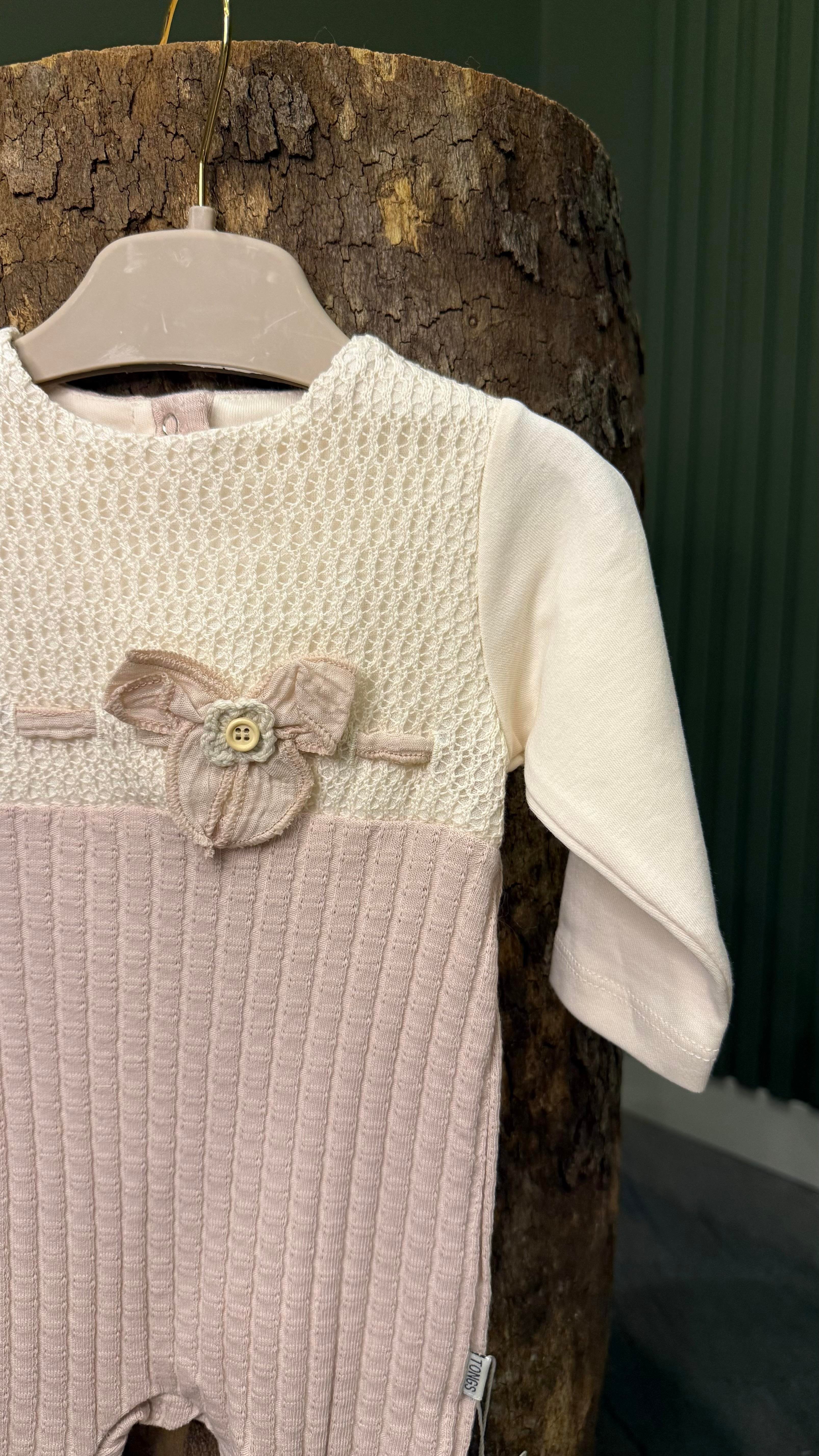 Pamuklu Kız Pembe Tulum