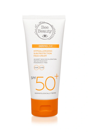 Bee Beauty Hipoalerjenik Yüz Güneş Kremi SPF 50+ – Hassas Ciltler İçin Yüksek Koruma, 50 ml