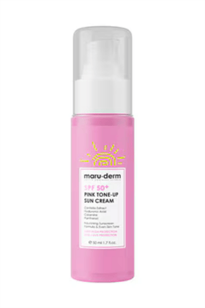 Maruderm Pembe Ton Eşitleyici Güneş Kremi SPF 50+ – Renkli Koruyucu Krem, 50 ml