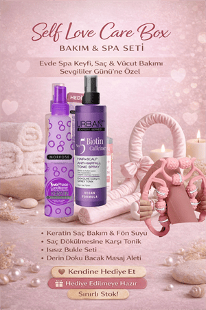 Self Love Care Box Sevgililer Günü Bakım Seti – Evde Spa & Rahatlama (4'lü Set)
