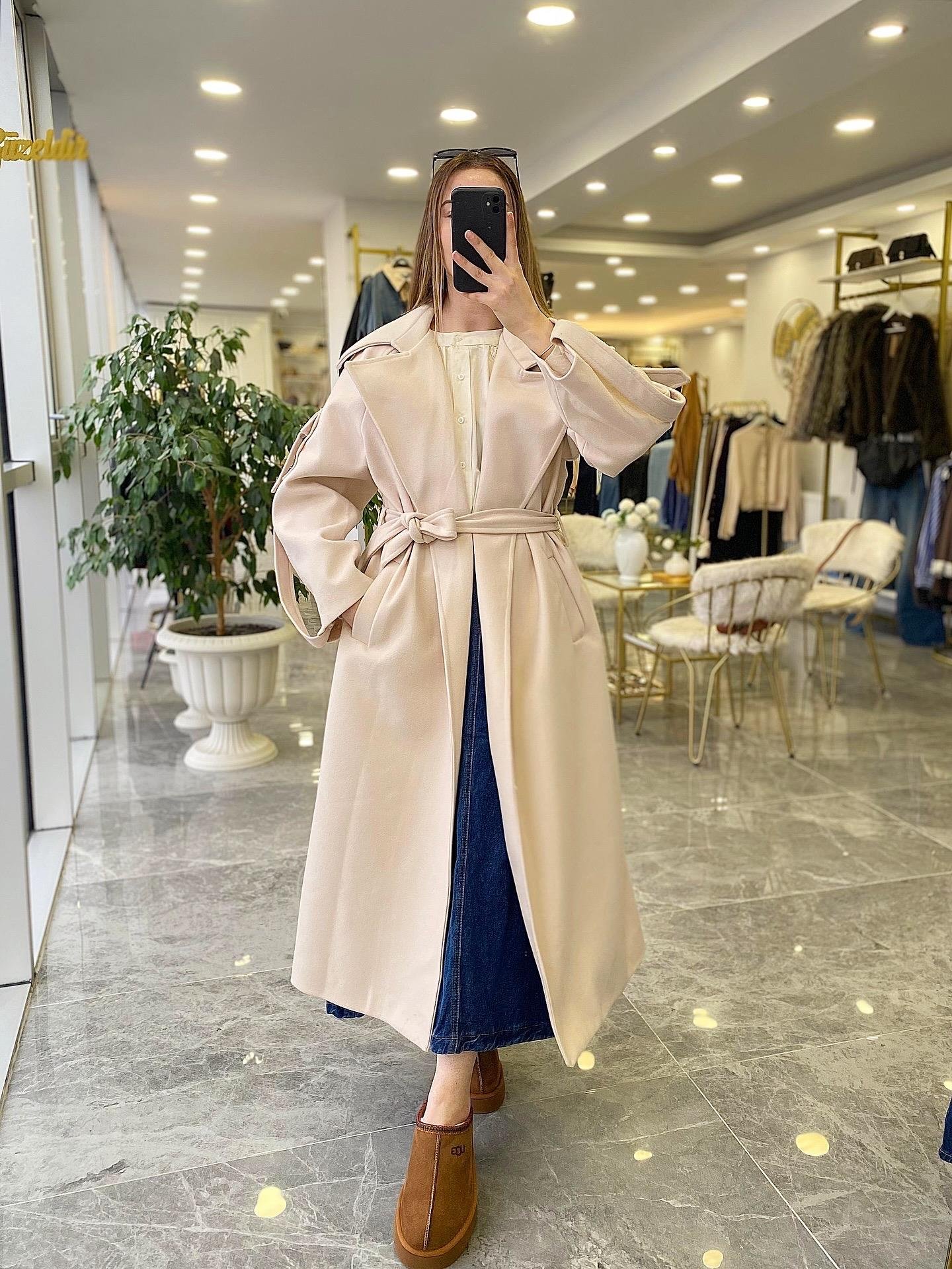 KABANModa MTAPLTLKBNYN1000Apoletli Kaban Taş