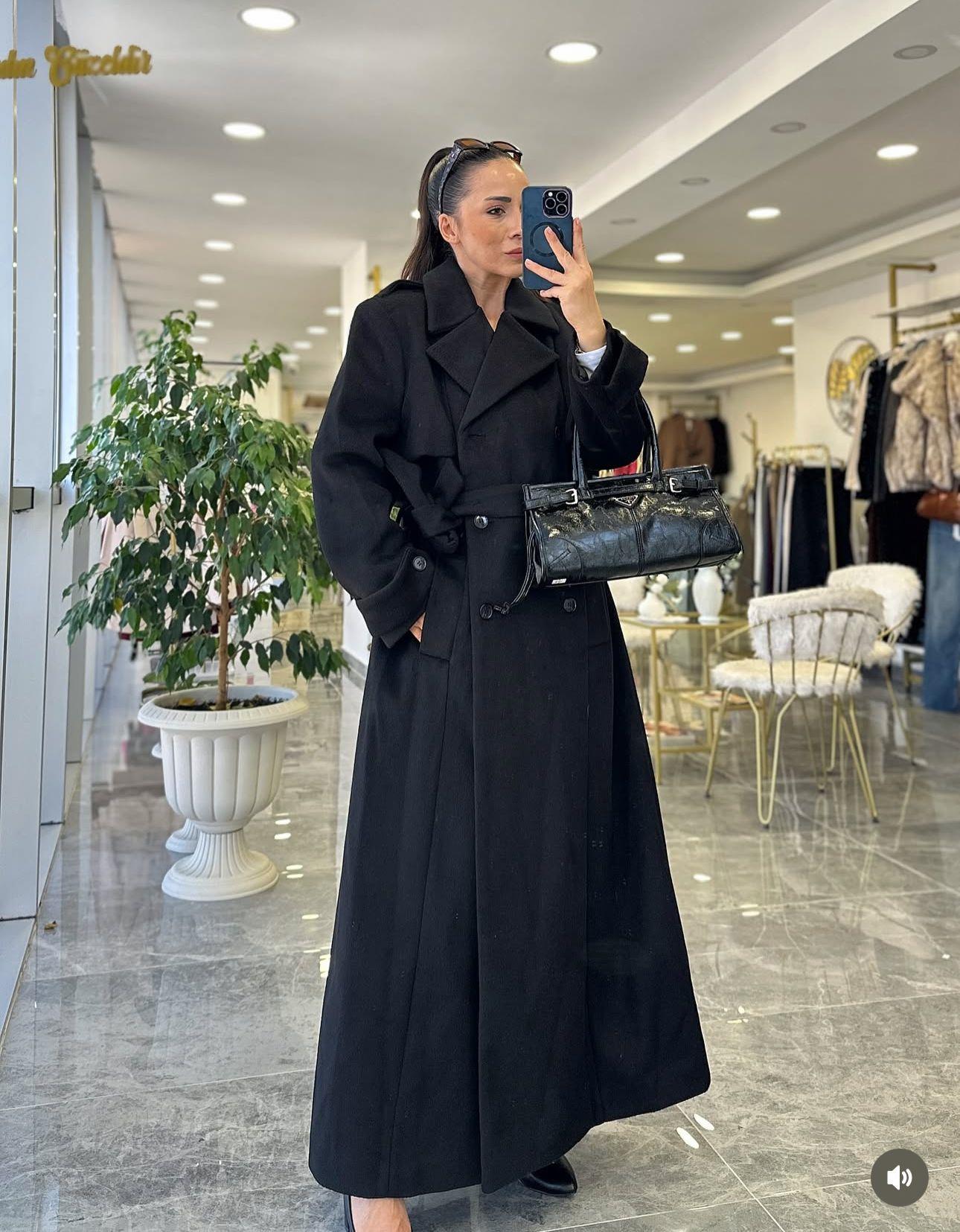 KABANModa MTYNKŞKBN400Apoletli Kaşe Kaban