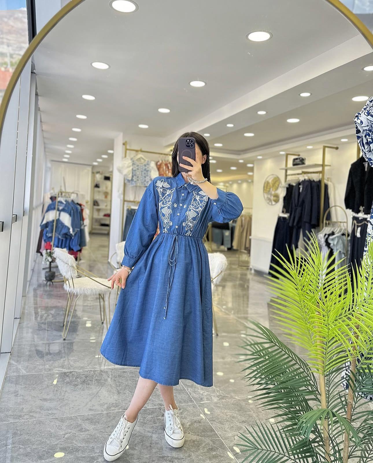 ELBİSEModa MTDNM ELBS89Denim Elbise