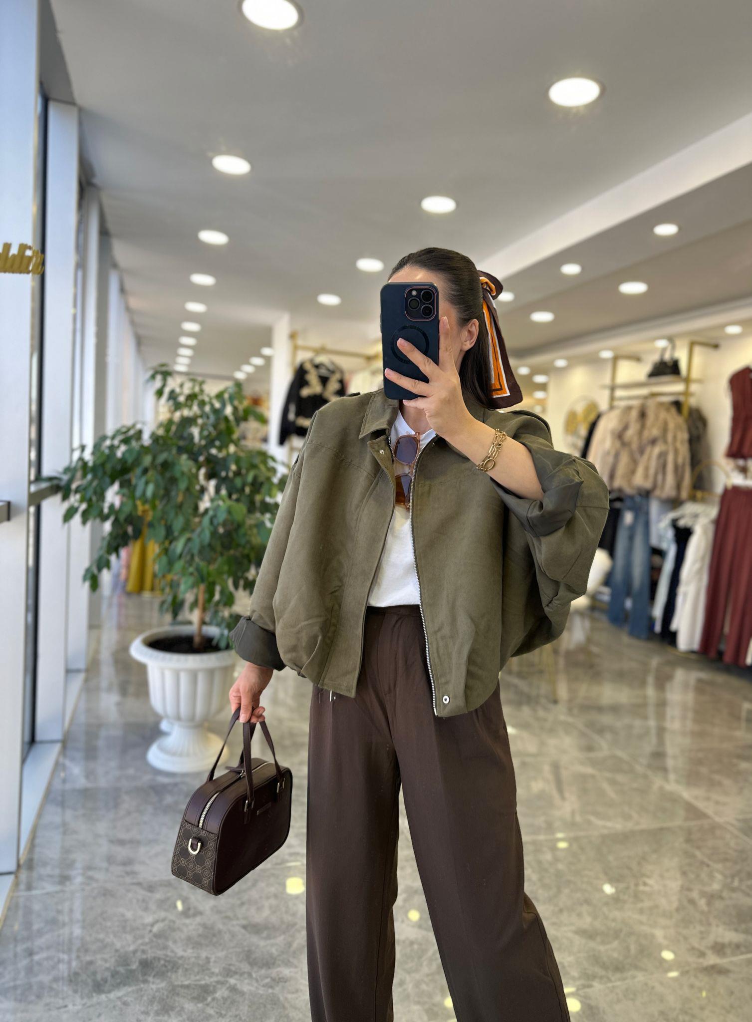 CEKETModa MTNBKBMBRCKTZR Model Bomber Ceket