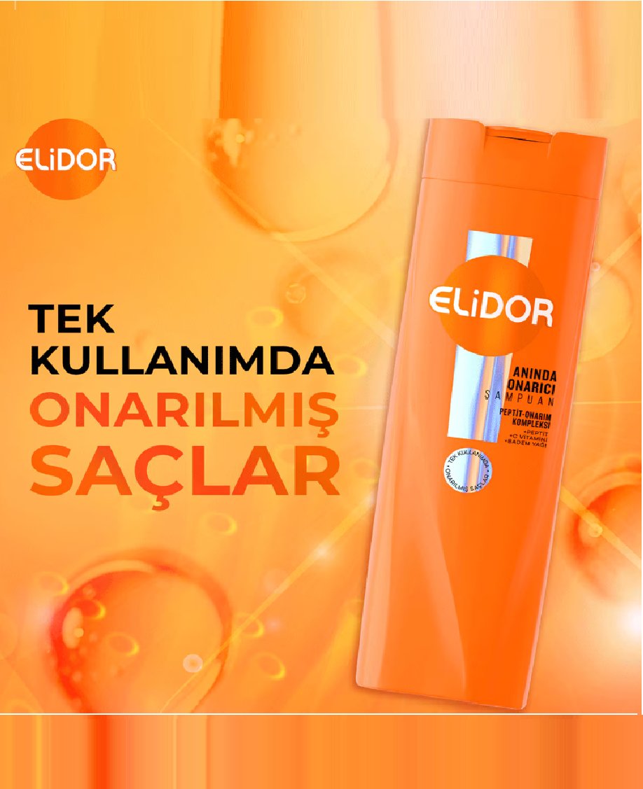 Elidor Onarıcı Bakım Şampuan 325 ml