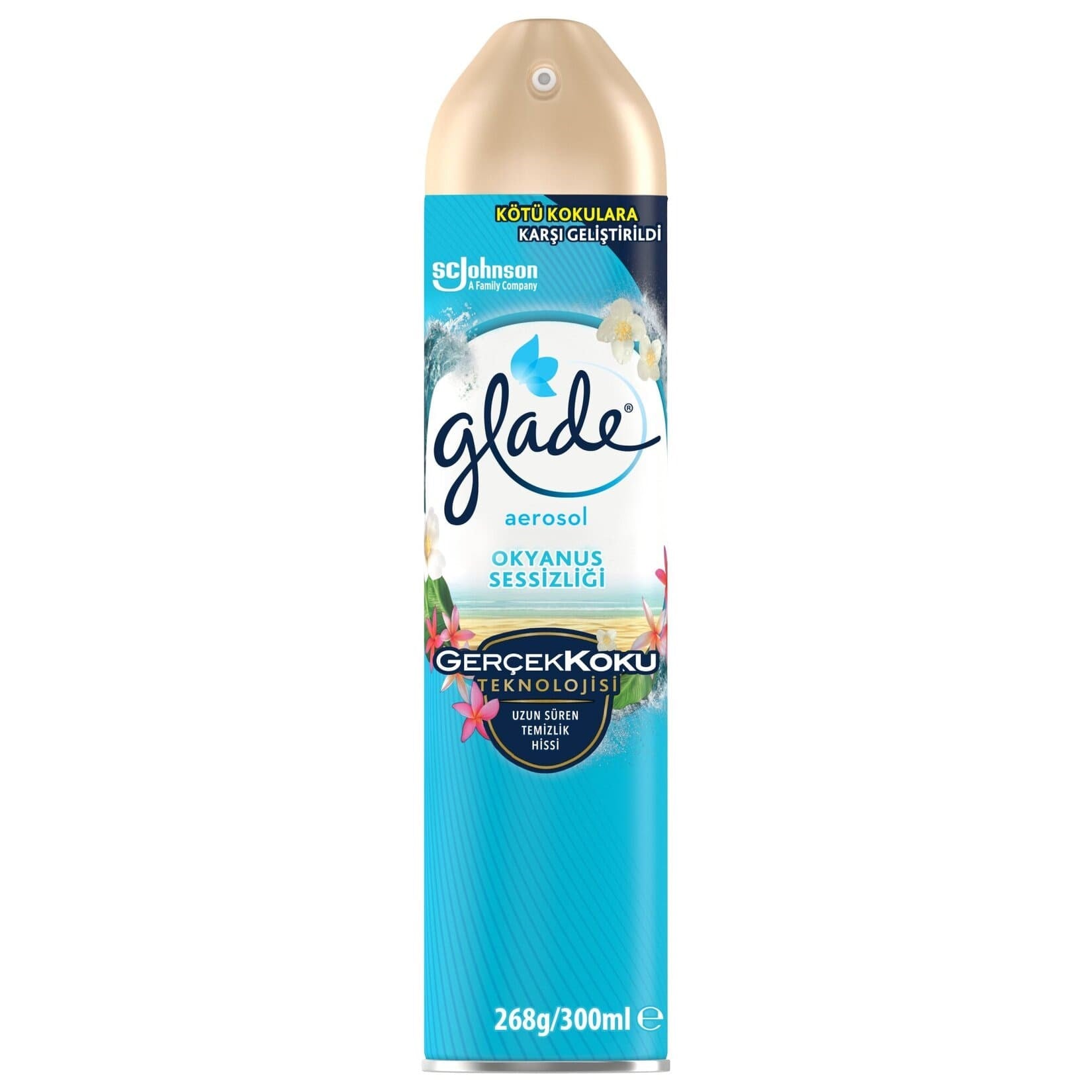 Glade Oda Kokusu Aerosol Sprey 300 ml Okyanus