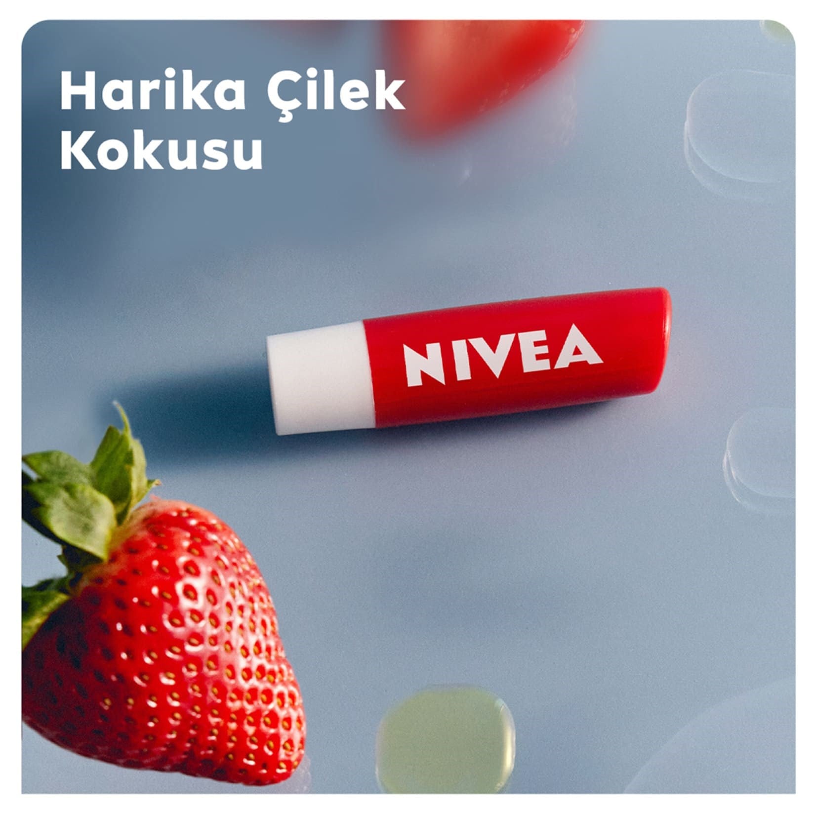 Nivea Dudak Kremi Aromalı Çilek 4,8 g