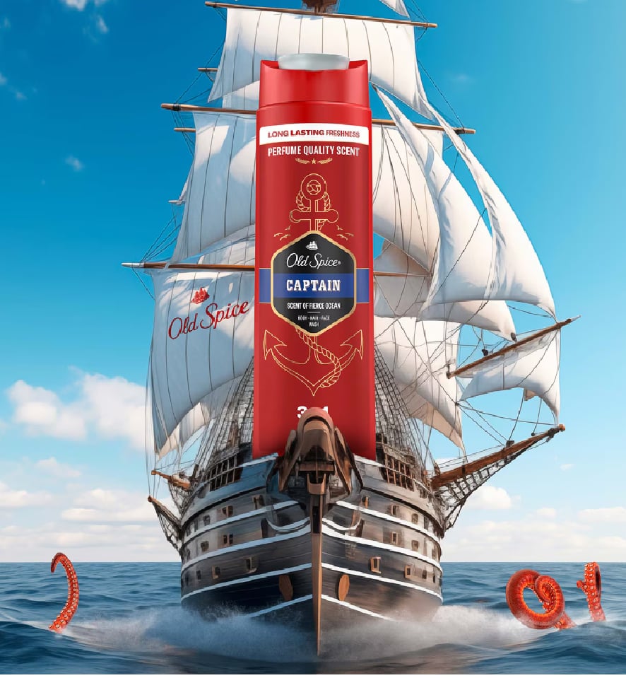 Old Spice Captain 3in1 Şampuan ve Duş Jeli 400 ml