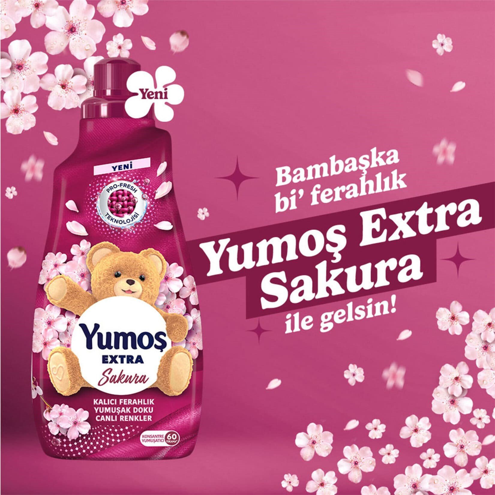 Yumoş Extra Çamaşır Yumuşatıcı Sakura 1440 ml