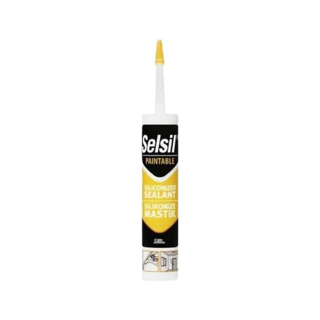SELSİL SİLİKONİZE MASTİK 500GR KAHVE