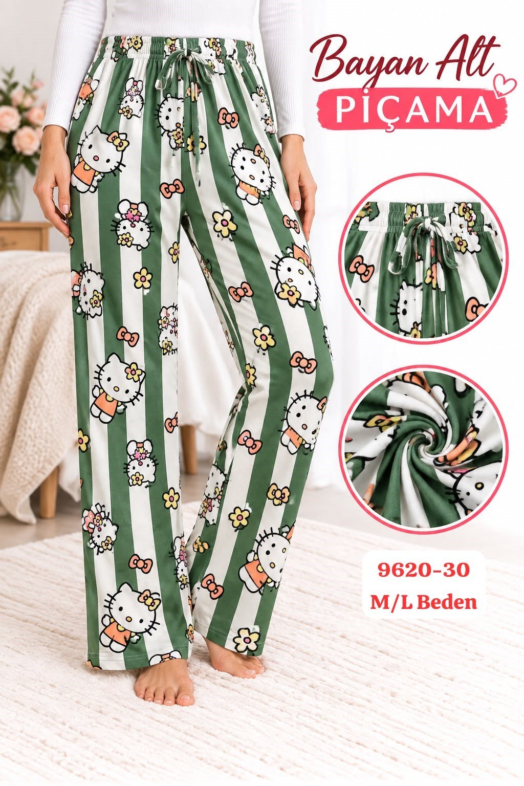 Milan Alt Pijama Lüks