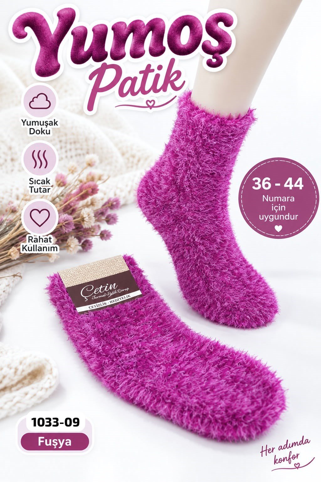 Yumoş Patik Çorap