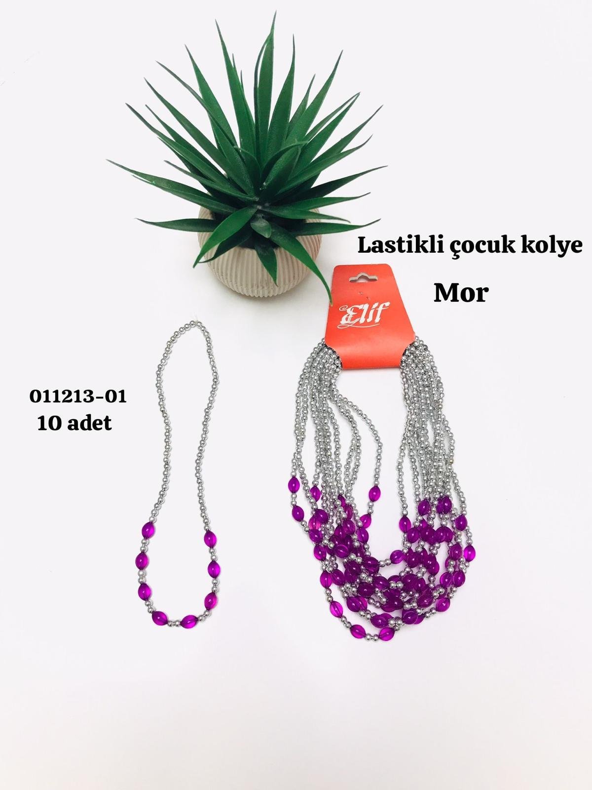 011213 Lastikli Çocuk Kolye