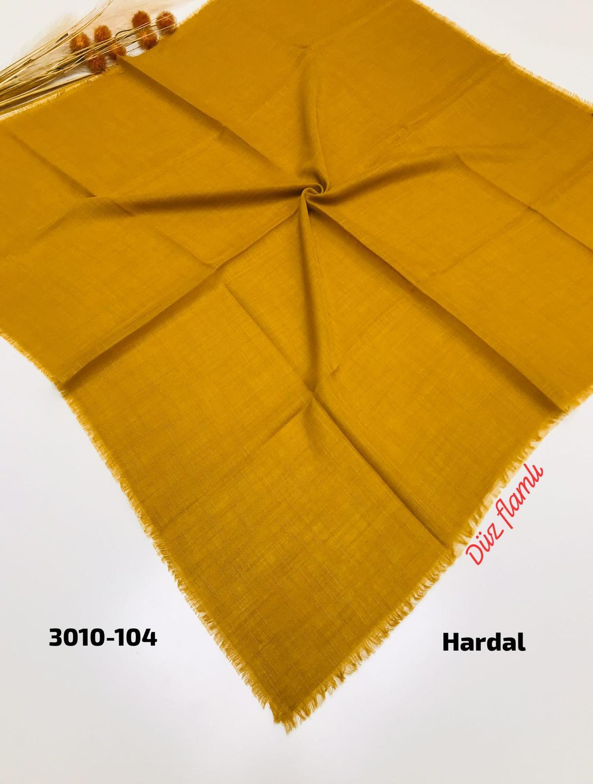 3010 Düz Flamlı Eşarp