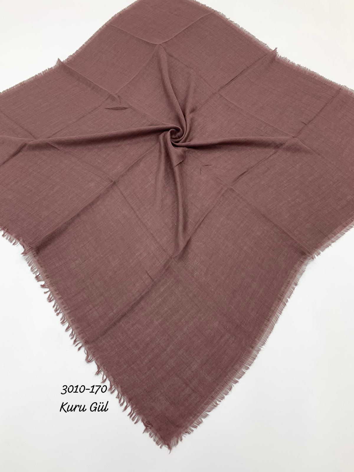 3010 Düz Flamlı Eşarp