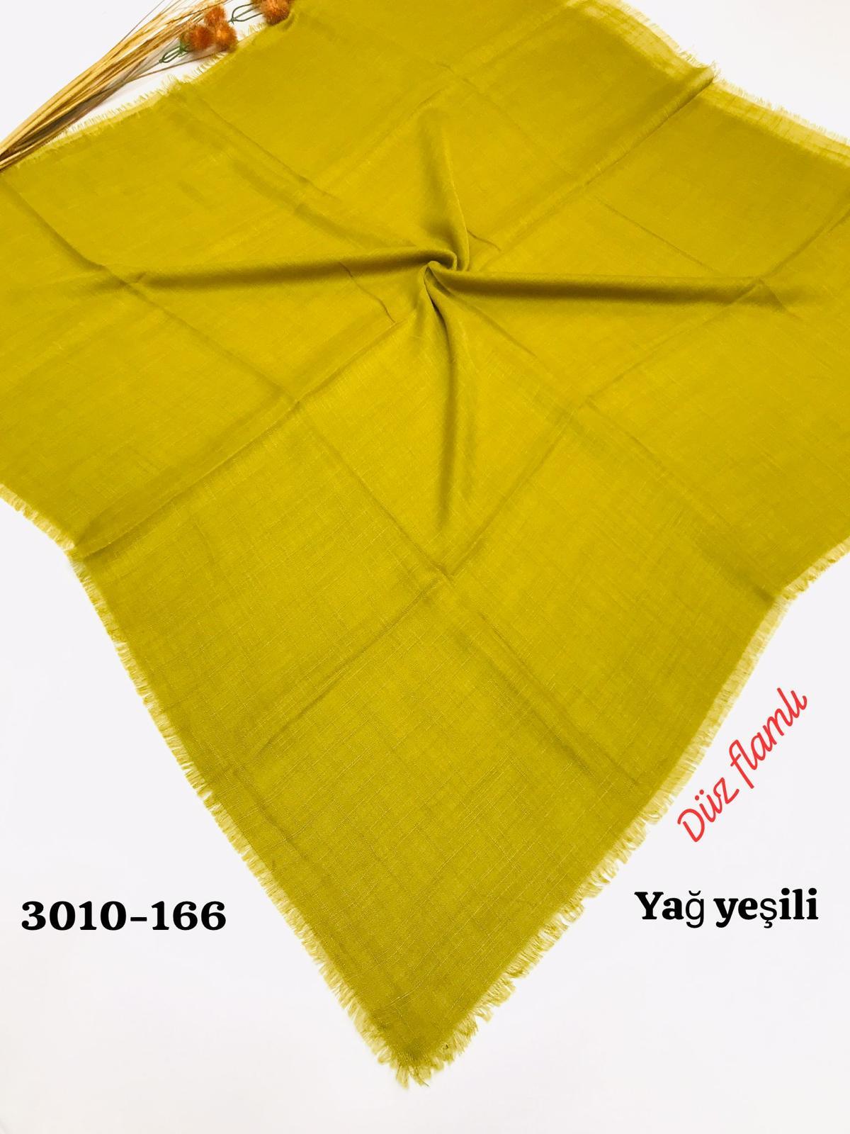 3010 Düz Flamlı Eşarp