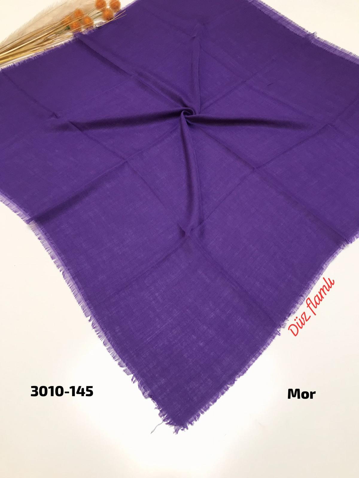 3010 Düz Flamlı Eşarp