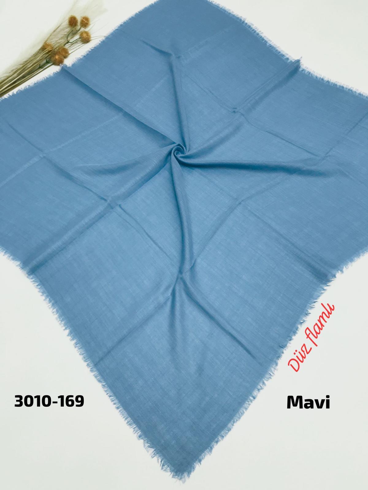3010 Düz Flamlı Eşarp