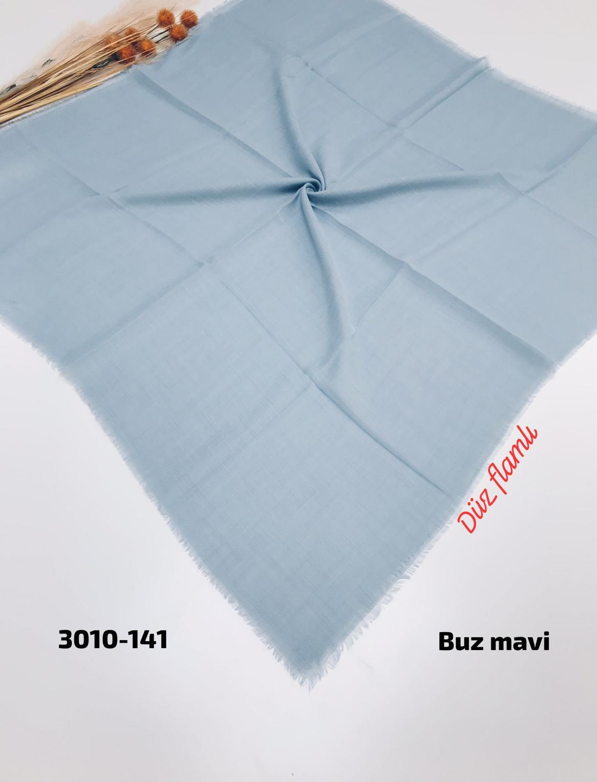 3010 Düz Flamlı Eşarp
