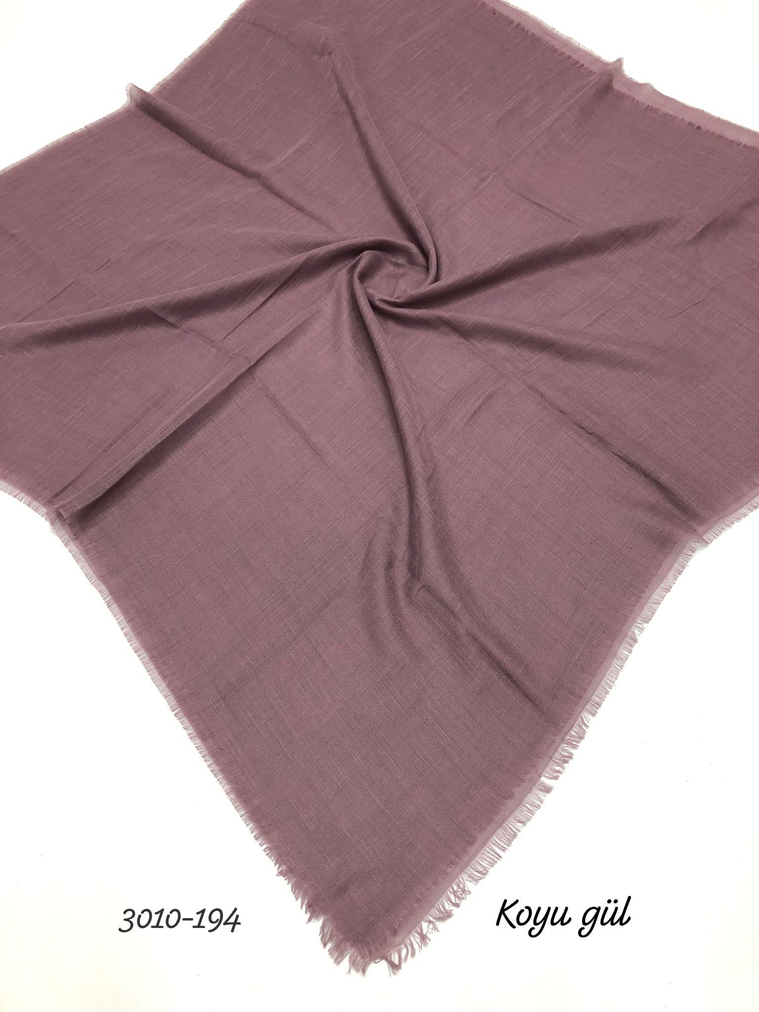 3010 Düz Flamlı Eşarp
