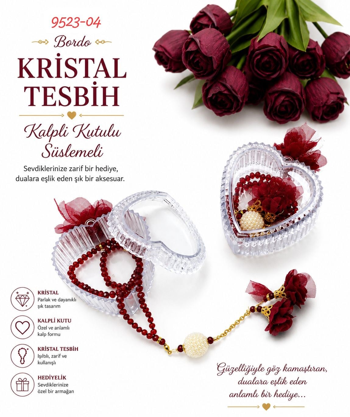 Kutulu Tesbih Set