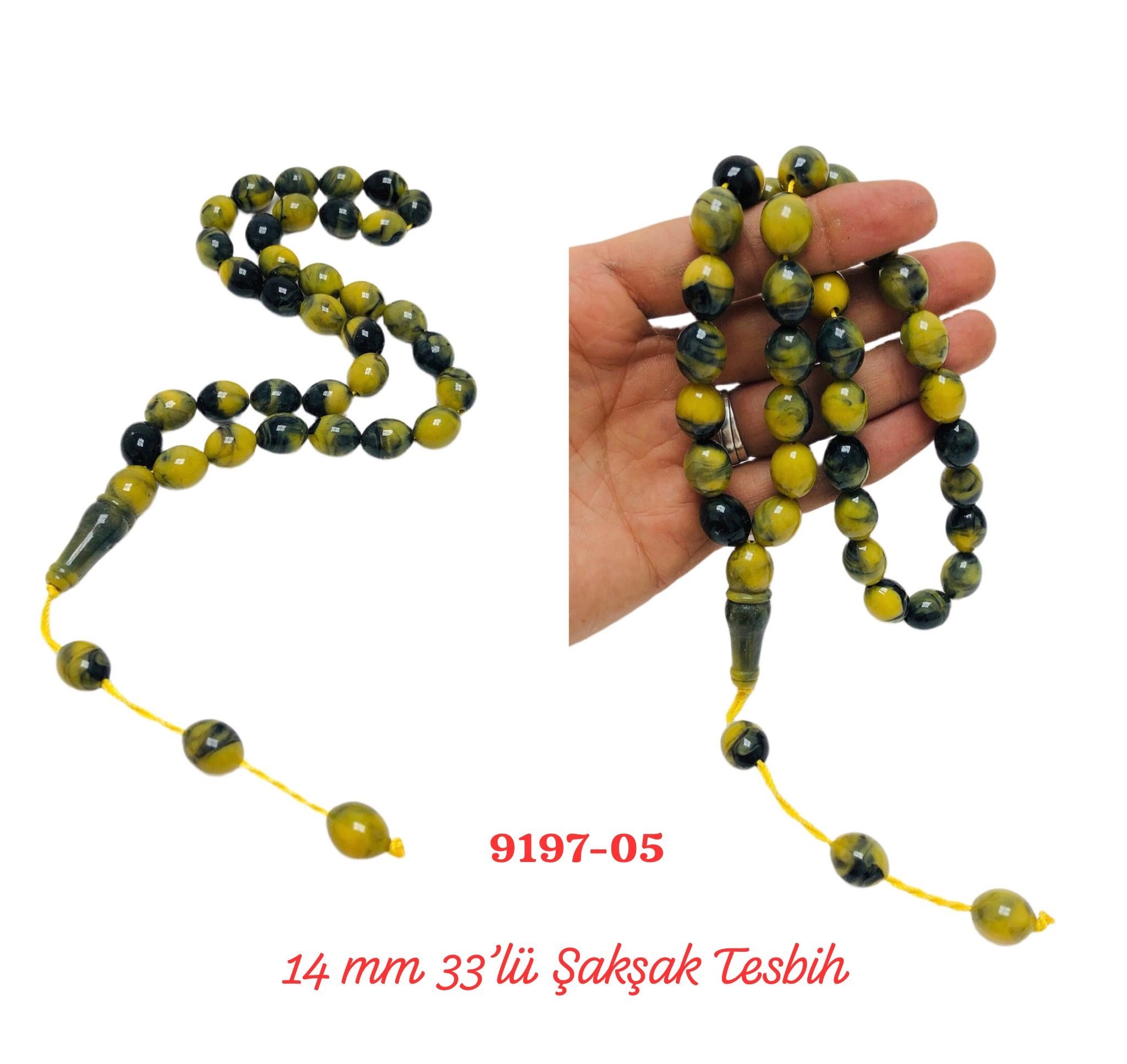 9197 33'lü İri Taş Şakşak Tesbih