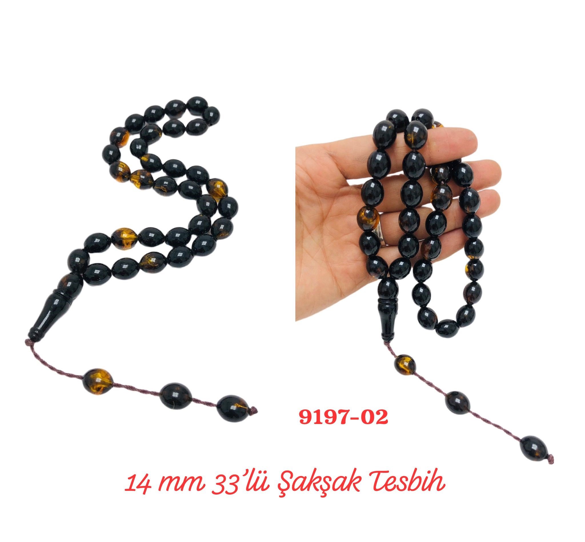9197 33'lü İri Taş Şakşak Tesbih