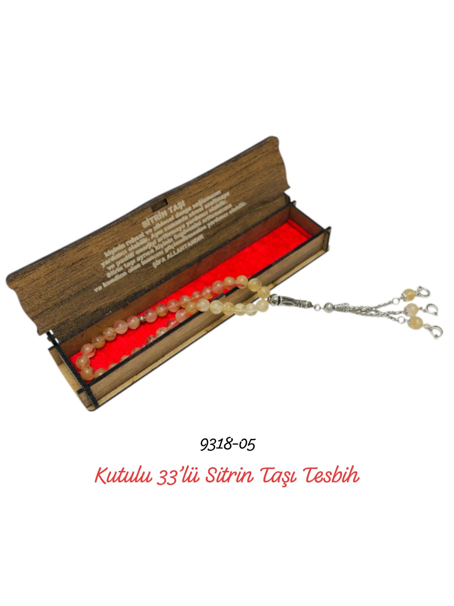 9318 Kutulu Lüks 33'lü Tesbih