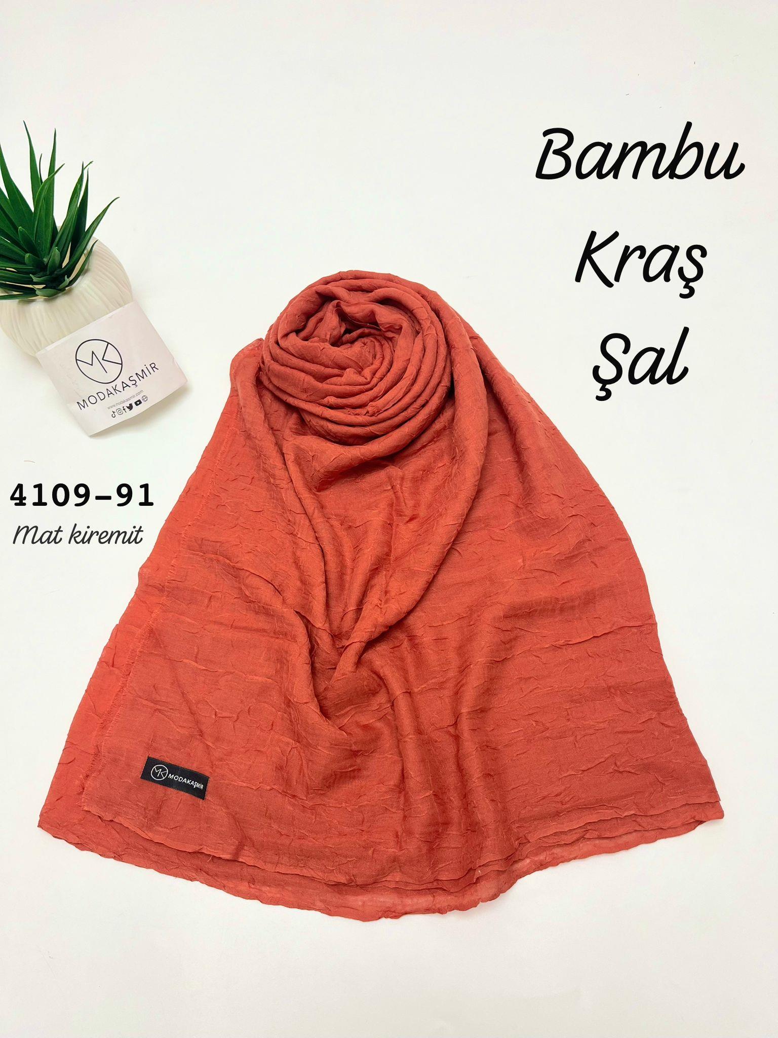 4109 Moda Kaşmir Bambu Kraş Şal