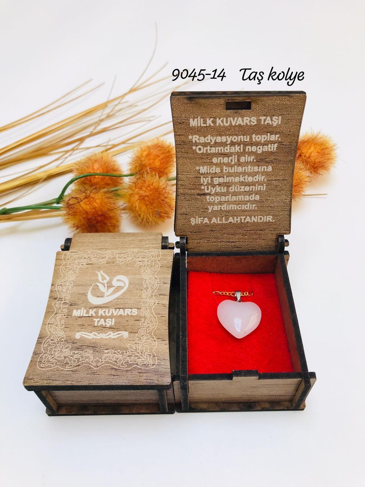 9045 Kutulu Taş Kolye