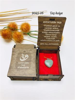 9045 Kutulu Taş Kolye