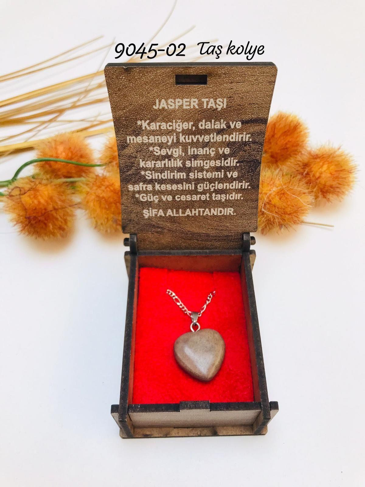 9045 Kutulu Taş Kolye