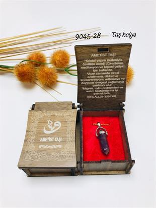 9045 Kutulu Taş Kolye