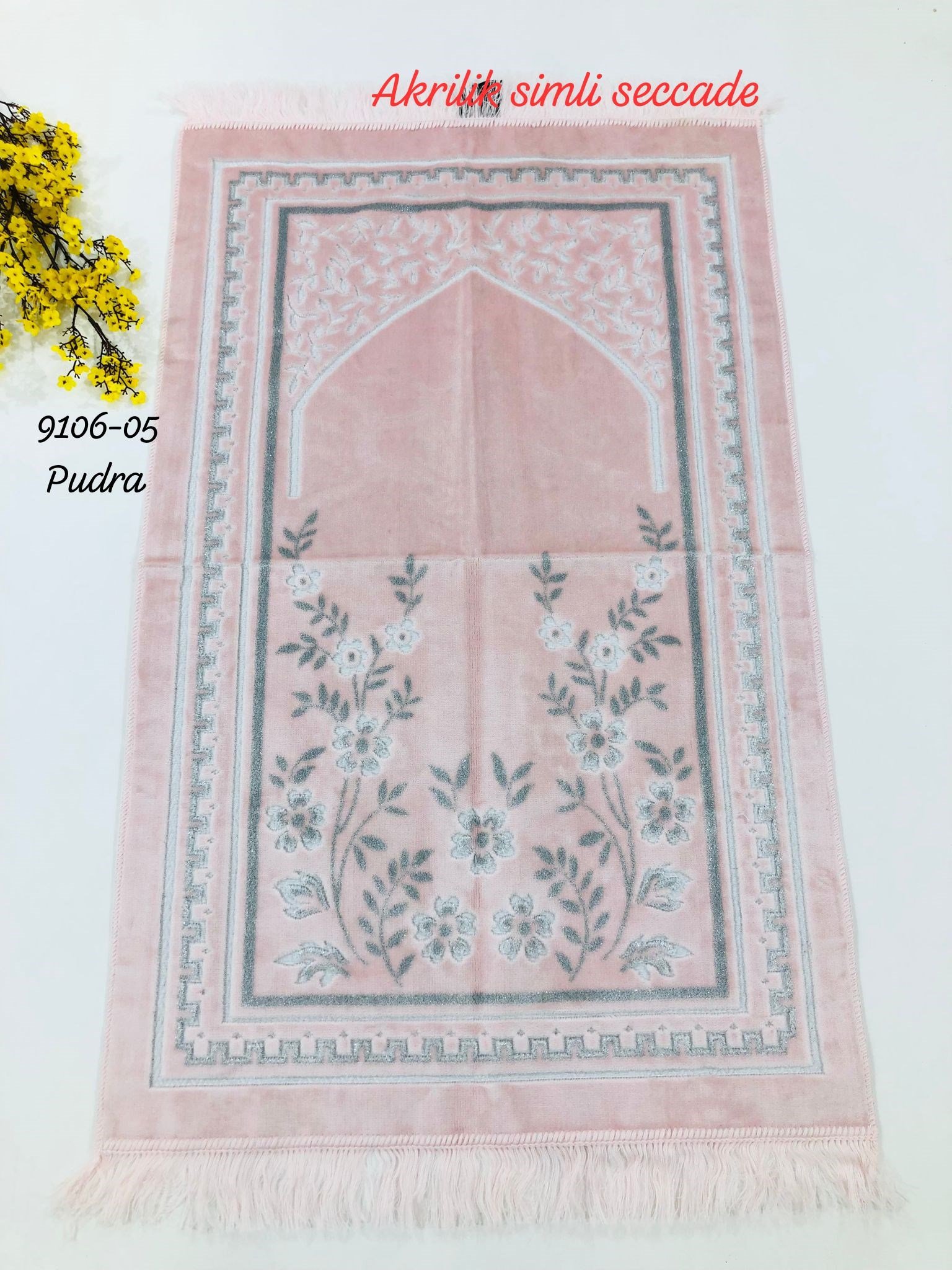 9106 Akrilik Simli Seccade