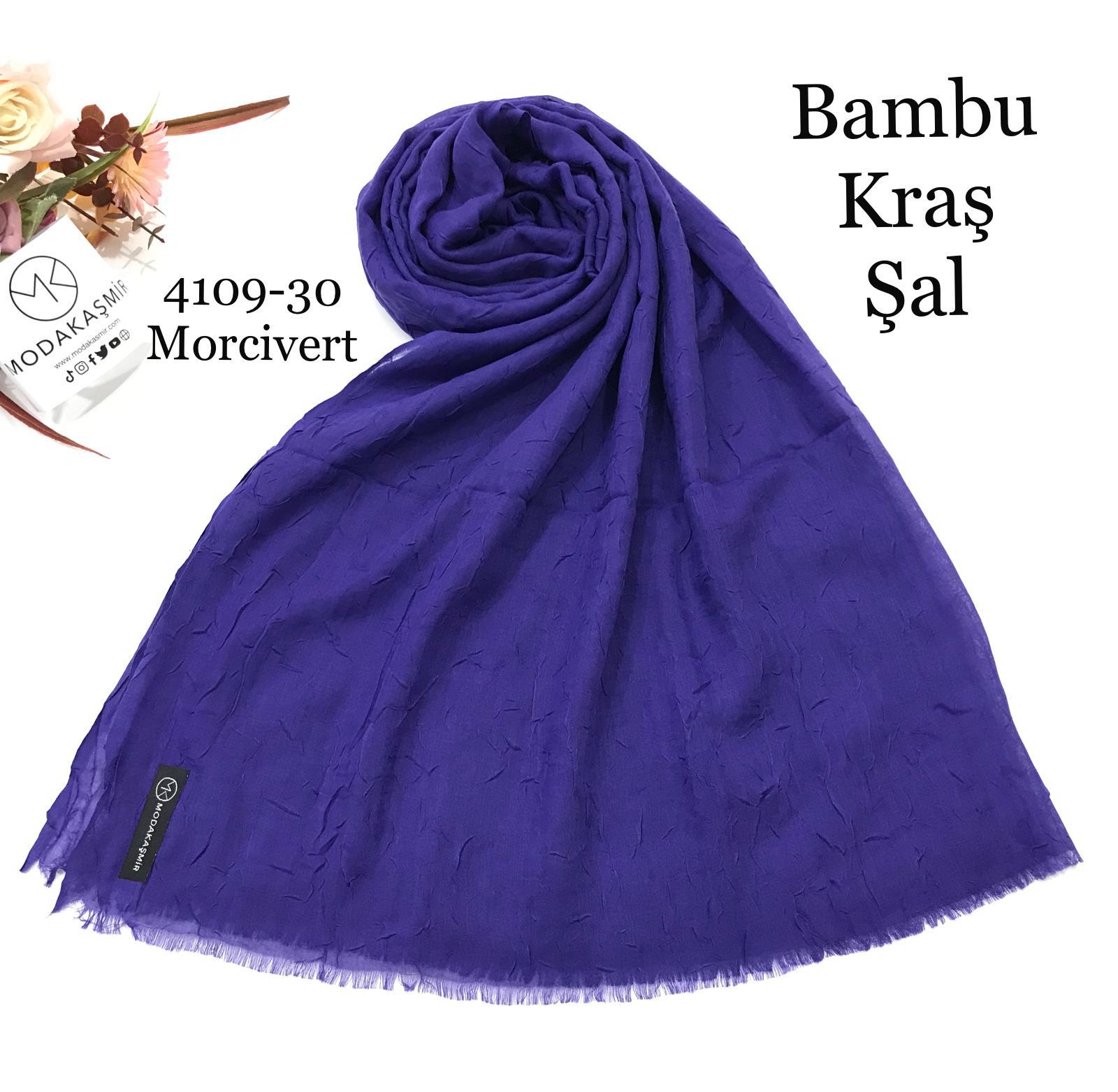 4109 Moda Kaşmir Bambu Kraş Şal