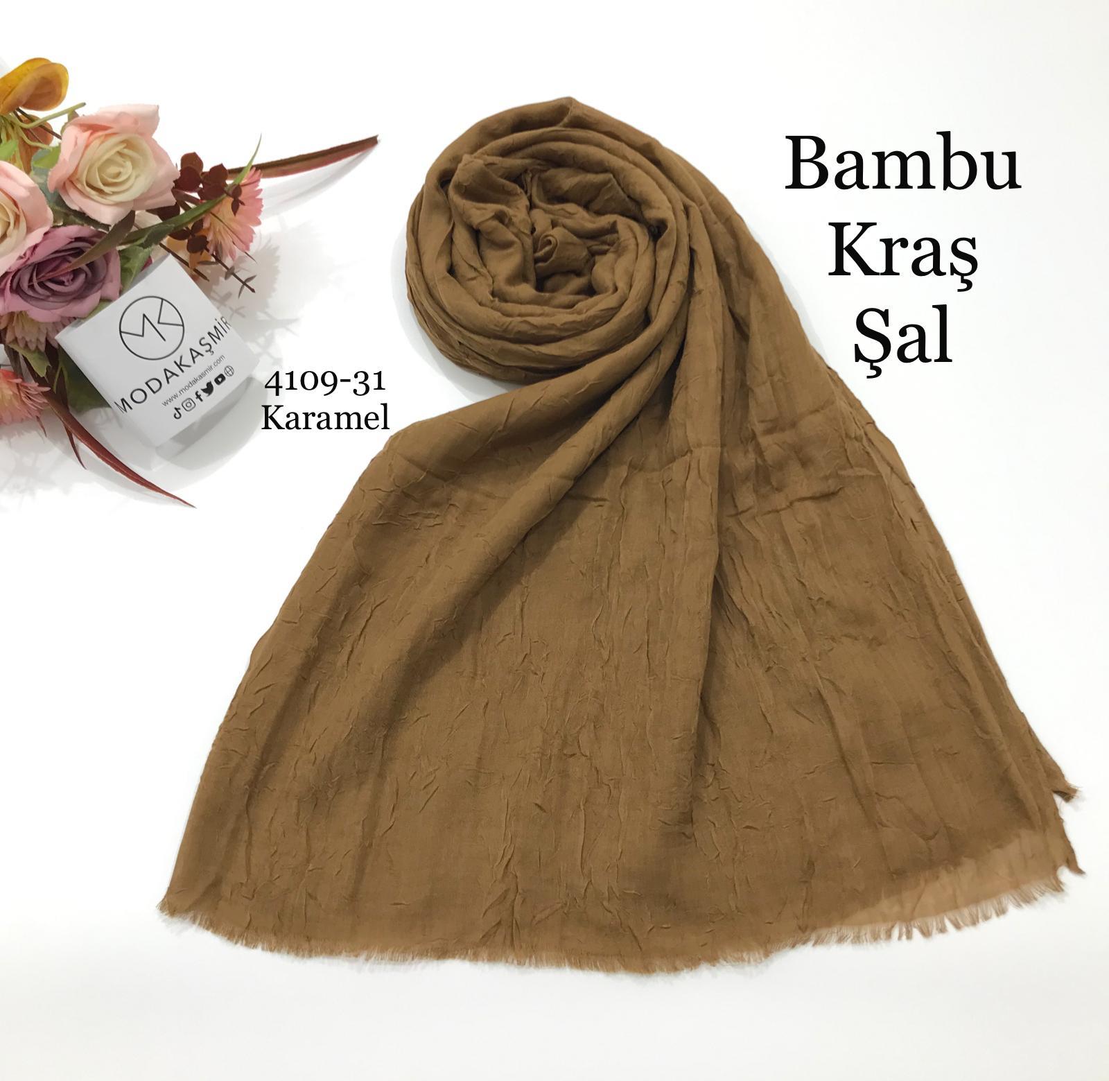 4109 Moda Kaşmir Bambu Kraş Şal