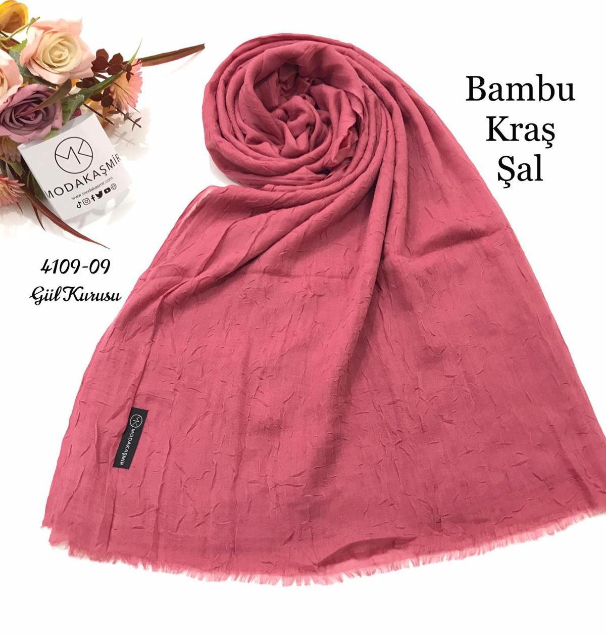 4109 Moda Kaşmir Bambu Kraş Şal