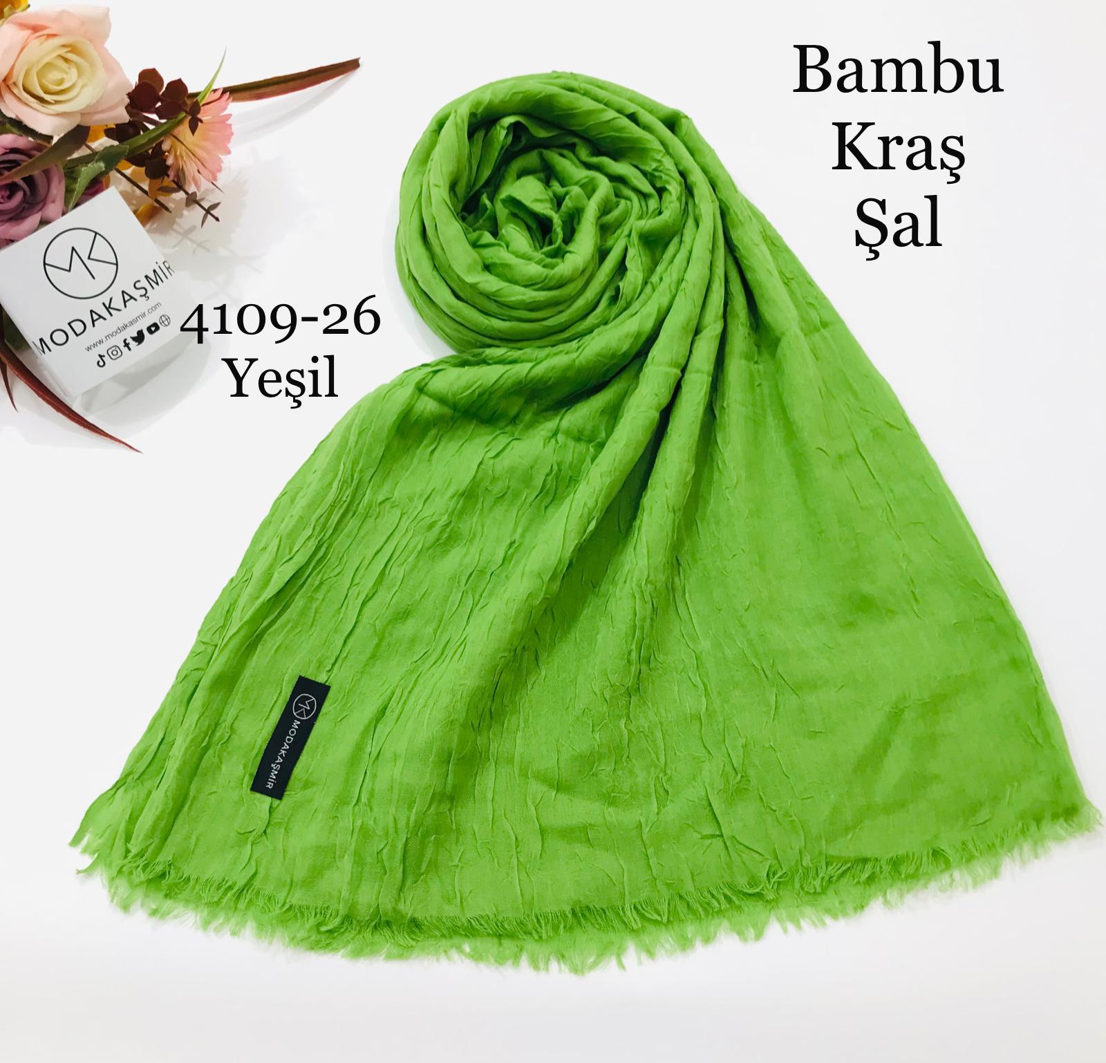 4109 Moda Kaşmir Bambu Kraş Şal