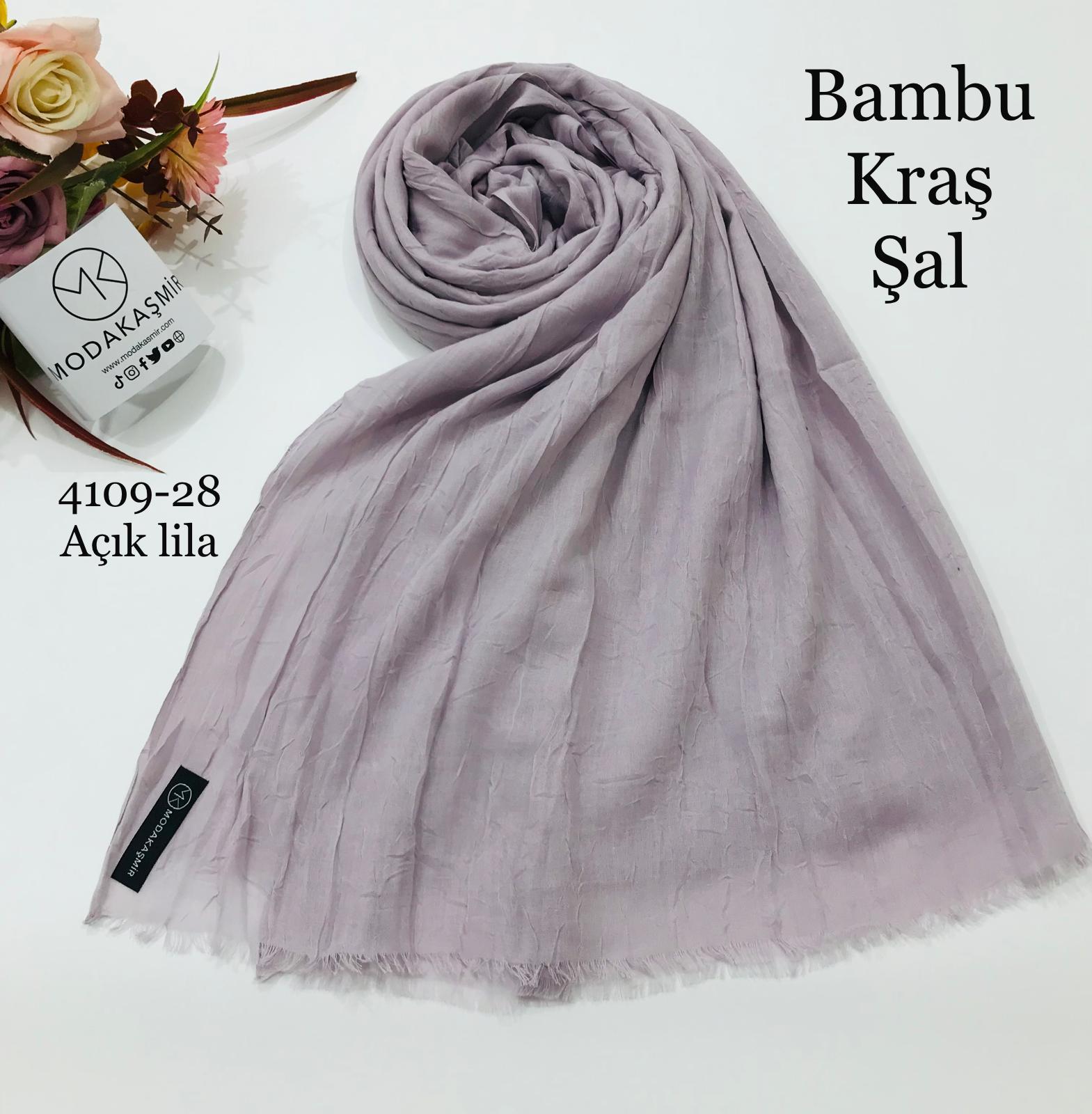 4109 Moda Kaşmir Bambu Kraş Şal