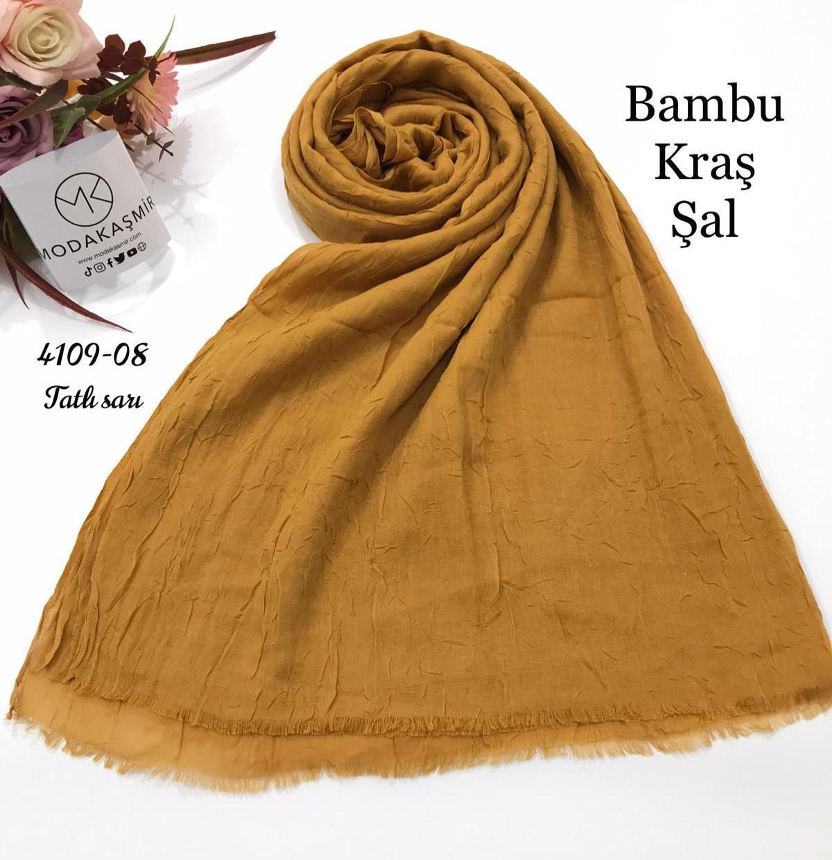 4109 Moda Kaşmir Bambu Kraş Şal