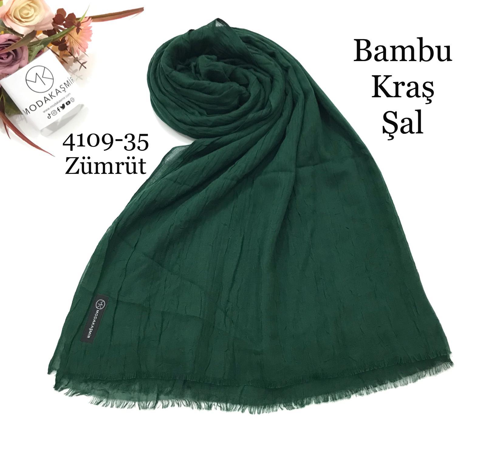 4109 Moda Kaşmir Bambu Kraş Şal