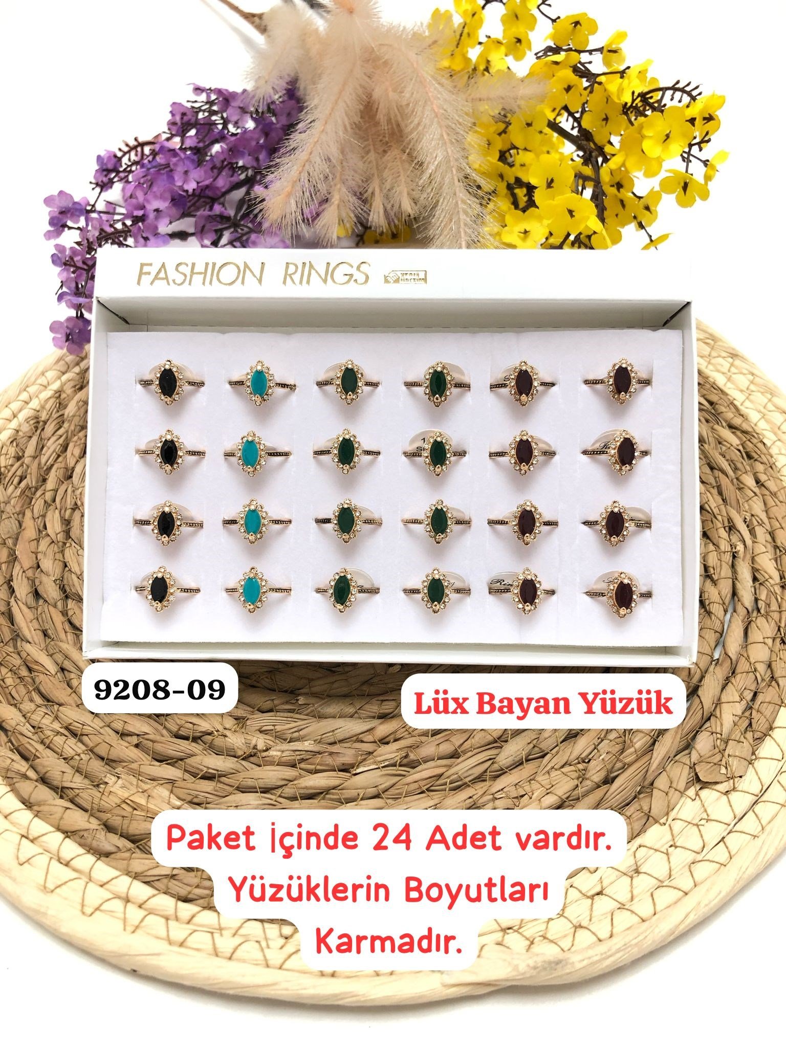 9208 Lüks Bayan Yüzük