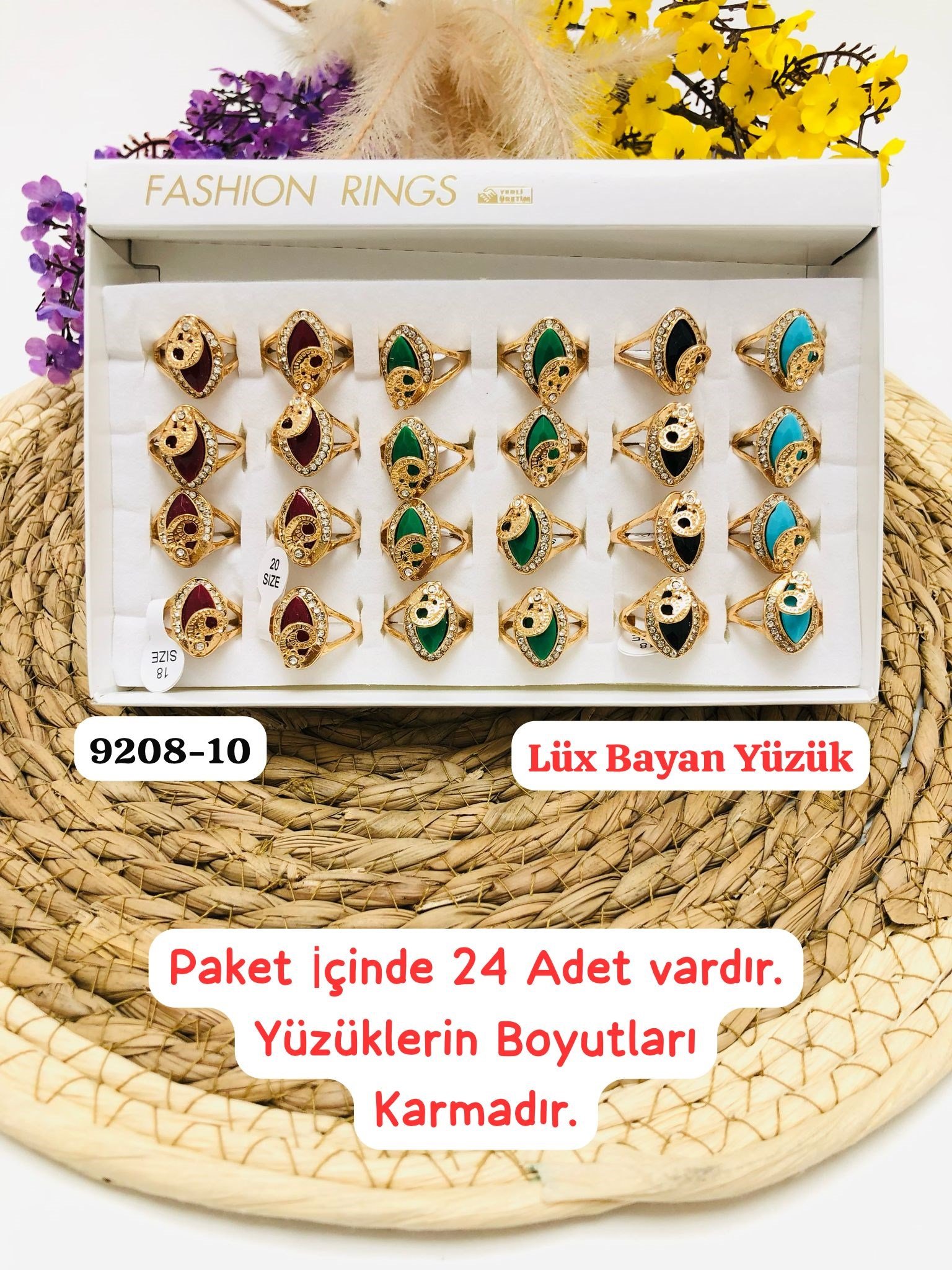 9208 Lüks Bayan Yüzük