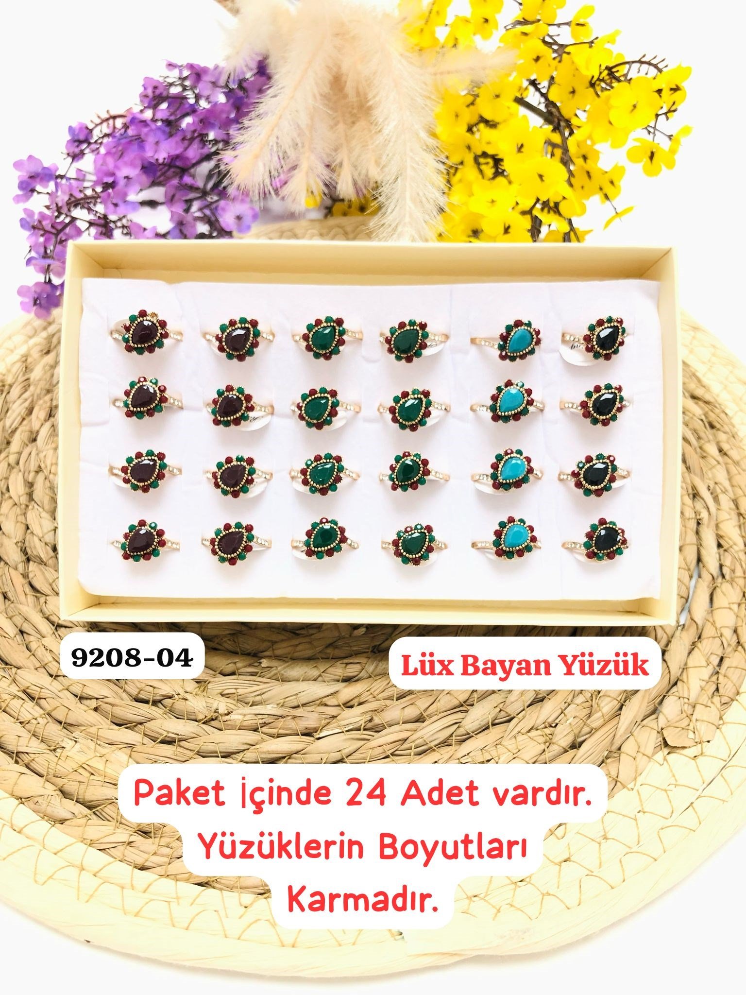 9208 Lüks Bayan Yüzük
