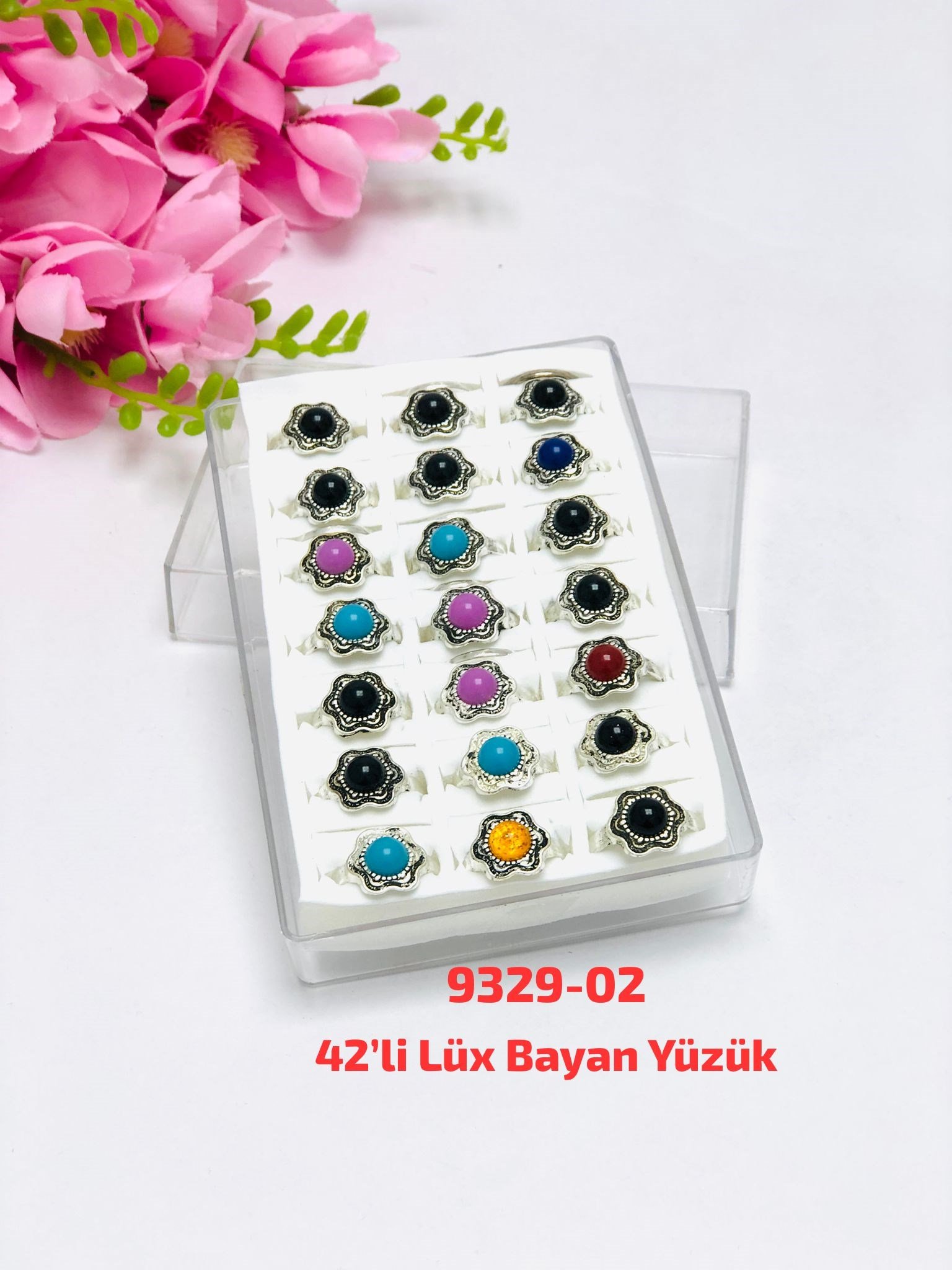 9329 Lüks Bayan Yüzük 42'li